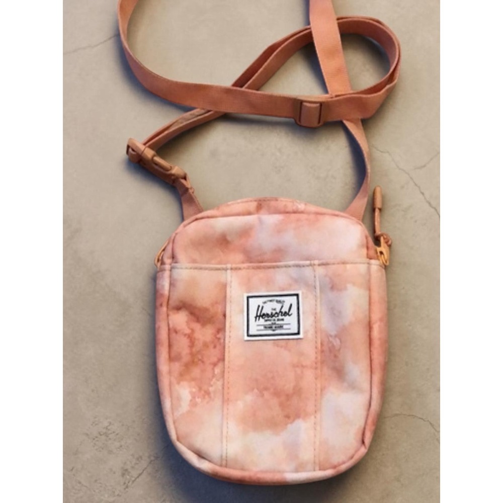 Herschel Supply Cruz Crossbody Bag Pastel Cloud‎ Papaya Mini Festival Waist Bag - Picture 2 of 11
